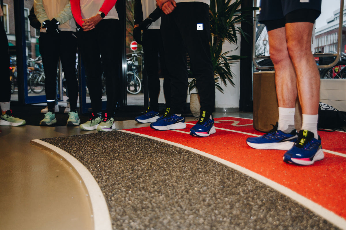 Salomon testschoenen tijdens de New Glory en DailyRun social run